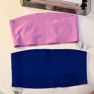 Free People Intimately Blue Flame and Electric Orchid Bandeau Top